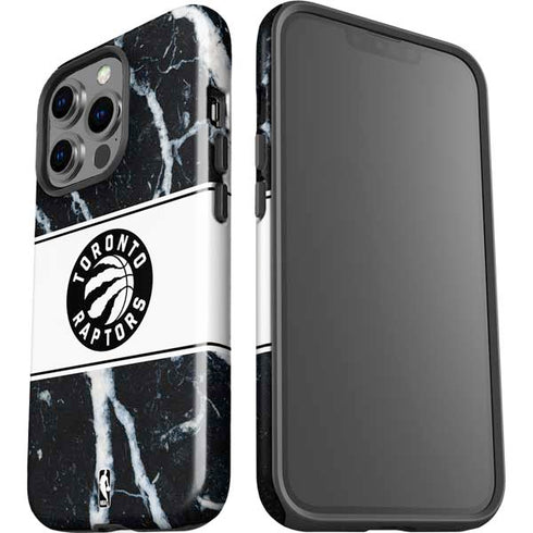 NBA Toronto Raptors Marble iPhone 15 Pro Impact Case